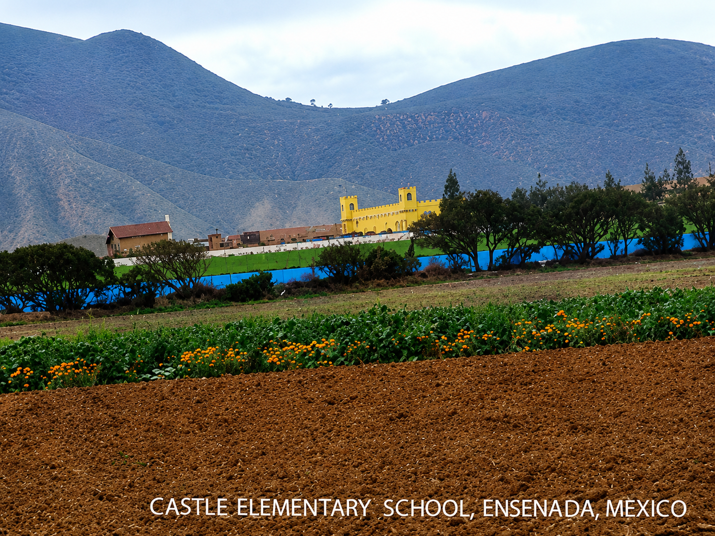 Castle Elementary School in Ensenada, Mexico